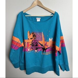 Marvel Guardians of the Galaxy Teal Sweater